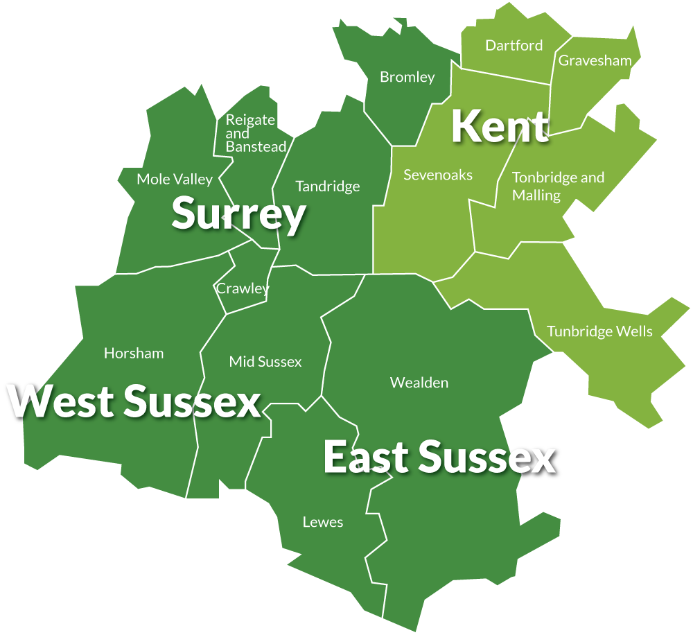 South East map